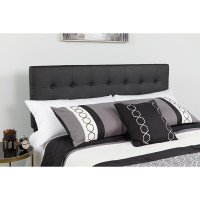 Flash Furniture HG-HB1705-F-BK-GG Lennox Tufted Upholstered Full Size Headboard in Black Vinyl 