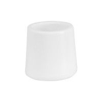 Flash Furniture LE-L-3-WHITE-CAPS-GG White Replacement Foot Cap for Plastic Folding Chairs 