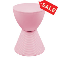 LeisureMod BS12PI Modern Round  Boyd Side Table