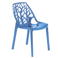 LeisureMod C18TBU Modern Cornelia Dining Chair