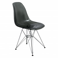 LeisureMod CR19TBL Cresco Molded Eiffel Side Chair