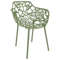 LeisureMod DCA23G Modern Devon Aluminum Chair