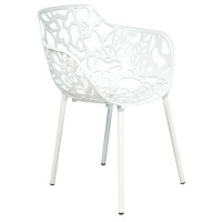 LeisureMod DCA23W Modern Devon Aluminum Chair (With Arms)