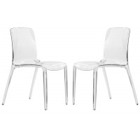 LeisureMod MC20CL2 Murray Modern Dining Chair, Set of 2