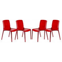 LeisureMod MC20R4 Murray Modern Dining Chair, Set of 4