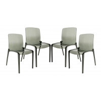 LeisureMod MC20TBL4 Murray Modern Dining Chair, Set of 4