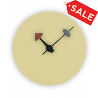 LeisureMod MCLR11CR Manchester Simple Modern Classy Design Round Silent Non-Ticking Wall Clock