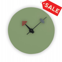 LeisureMod MCLR11MT Manchester Simple Modern Classy Design Round Silent Non-Ticking Wall Clock