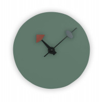 LeisureMod MCLR11OG Manchester Simple Modern Classy Design Round Silent Non-Ticking Wall Clock