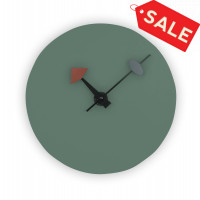 LeisureMod MCLR11OG Manchester Simple Modern Classy Design Round Silent Non-Ticking Wall Clock