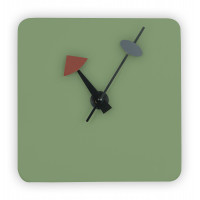 LeisureMod MCLS9LMT Manchester Modern Design Square Silent Non-Ticking Wall Clock