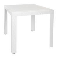 LeisureMod MT31W Mace Weave Design Outdoor Bistro Table