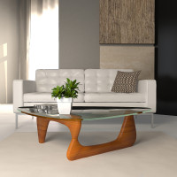 LeisureMod NG52LW Imperial Triangle Coffee Table