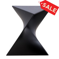 LeisureMod RS17BL Randolph Modern Vanity Side Table