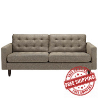 Modway EEI-1011-OAT Empress Sofa in Oatmeal