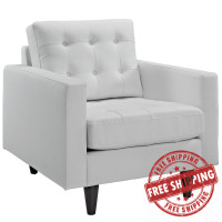 Modway EEI-1012-WHI Empress Armchair in White