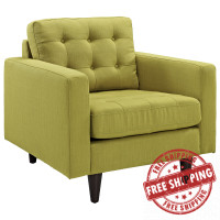 Modway EEI-1013-WHE Empress Armchair in Wheatgrass