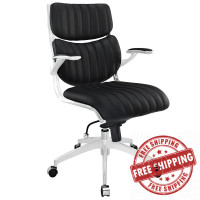 Modway EEI-1028-BLK Escape Midback Office Chair in Black