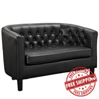 Modway EEI-1043-BLK Prospect Loveseat in Black