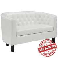 Modway EEI-1043-WHI Prospect Loveseat in White