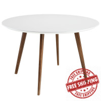 Modway EEI-1064-WHI Canvas Dining Table in White