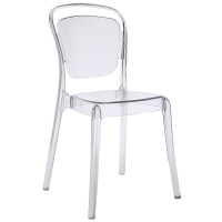 Modway EEI-1070-CLR Entreat Dining Side Chair in Clear