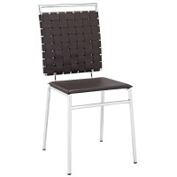 Modway EEI-1106-BRN Fuse Dining Chair in Brown