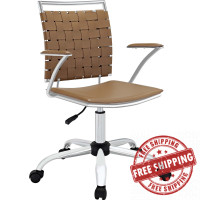 Modway EEI-1109-TAN Fuse Office Chair in Tan