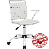 Modway EEI-1109-WHI Fuse Office Chair in White