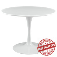 Modway EEI-1117-WHI Lippa 40" Dining Table in White