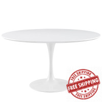 Modway EEI-1119-WHI Lippa 54" Dining Table in White