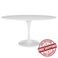 Modway EEI-1121-WHI Lippa 60" Dining Table in White