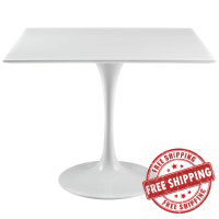 Modway EEI-1124-WHI Lippa 36" Dining Table in White