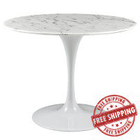 Modway EEI-1130-WHI Lippa 40" Dining Table in White