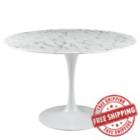 Modway EEI-1131-WHI Lippa 47" Dining Table in White