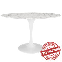 Modway EEI-1134-WHI Lippa 54" Dining Table in White