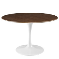 Modway EEI-1137-WAL Lippa 47" Dining Table in Walnut