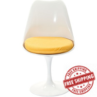 Modway EEI-115-YLW Lippa Dining Side Chair in Yellow