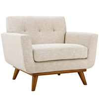 Modway EEI-1178-BEI Engage Upholstered Armchair Beige