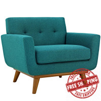 Modway EEI-1178-TEA Engage Upholstered Armchair Teal