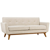 Modway EEI-1179-BEI Engage Upholstered Fabric Loveseat