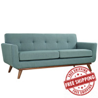 Modway EEI-1179-LAG Engage Upholstered Loveseat in Laguna