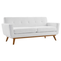 Modway EEI-1179-WHI Engage Upholstered Fabric Loveseat White