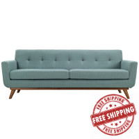 Modway EEI-1180-LAG Engage Upholstered Sofa in Laguna