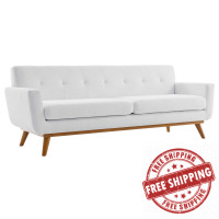 Modway EEI-1180-WHI Engage Upholstered Fabric Sofa White