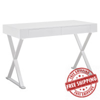 Modway EEI-1183-WHI Sector Office Desk in White