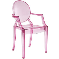 Modway EEI-121-PNK Casper Dining Armchair in Pink