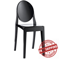 Modway EEI-122-BLK Casper Dining Side Chair in Black