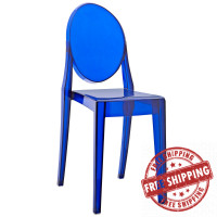 Modway EEI-122-BLU Casper Dining Side Chair in Blue