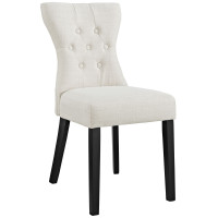 Modway EEI-1380-BEI Silhouette Dining Side Chair in Beige